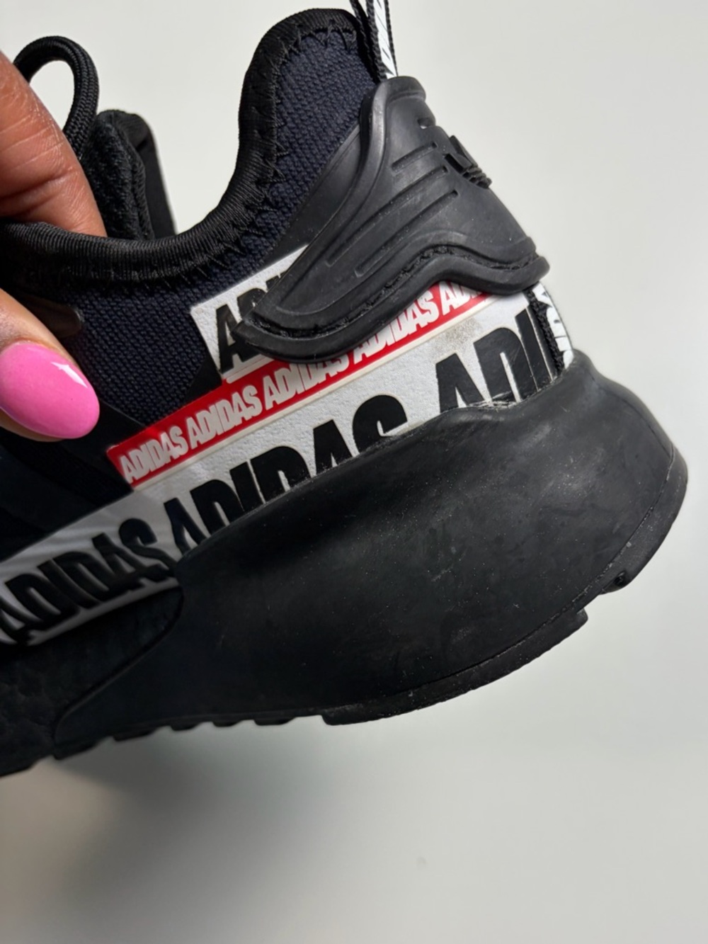 Adidas ZX 2K Boost 'Bold Logo Graphic Sneakers - Picture 9 of 12